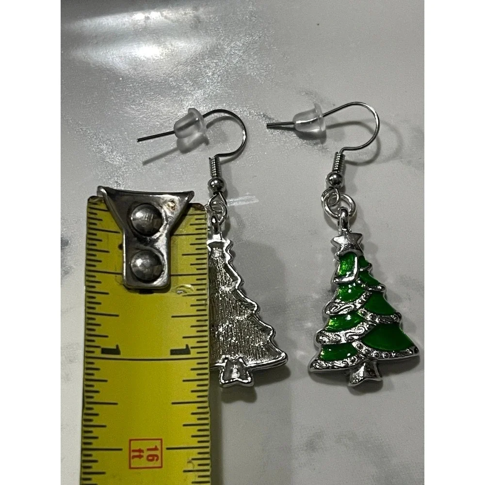 Handmade Christmas Tree Earrings New
